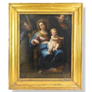 Madonna And Child - Sebastiano Conca School - Rome Early 18th Century